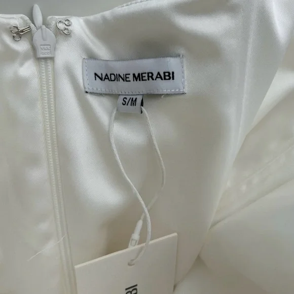 NADINE MERABI White Mini Dress - Picture 10 of 16